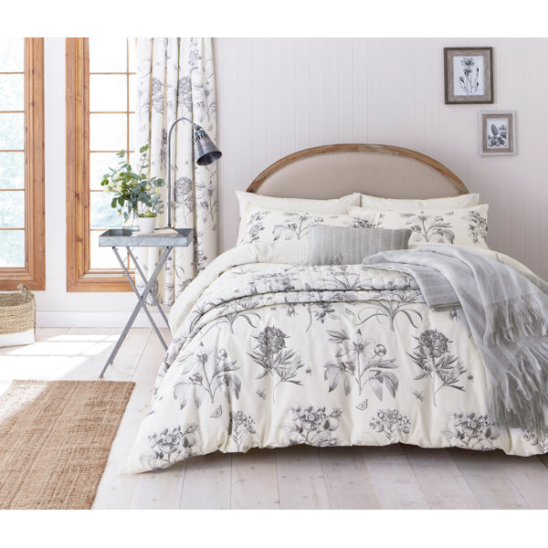 Sanderson Options Ivory Duvet Cover Set Wayfair.co.uk
